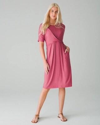 Twist-Front Dress