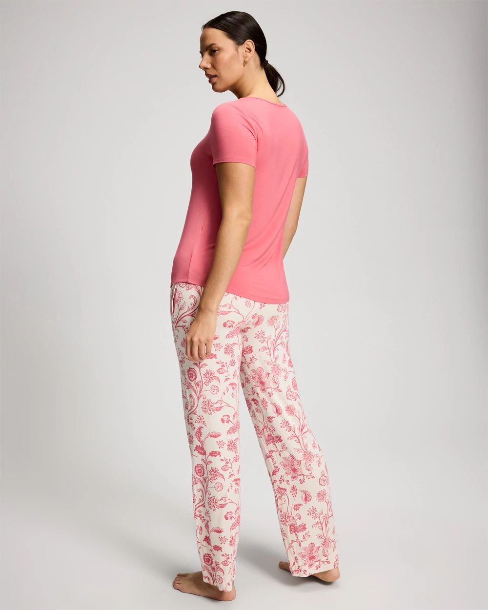 Packaged Short-Sleeve Pant Pajama Set click to view larger image.