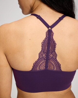 Racerback Bralette with Lace Back click to view larger image.