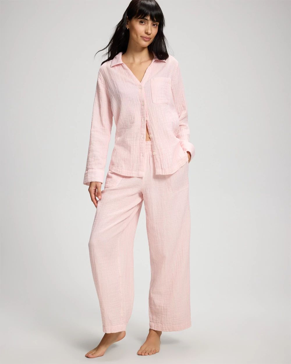 Cotton Gauze Pajama Pant