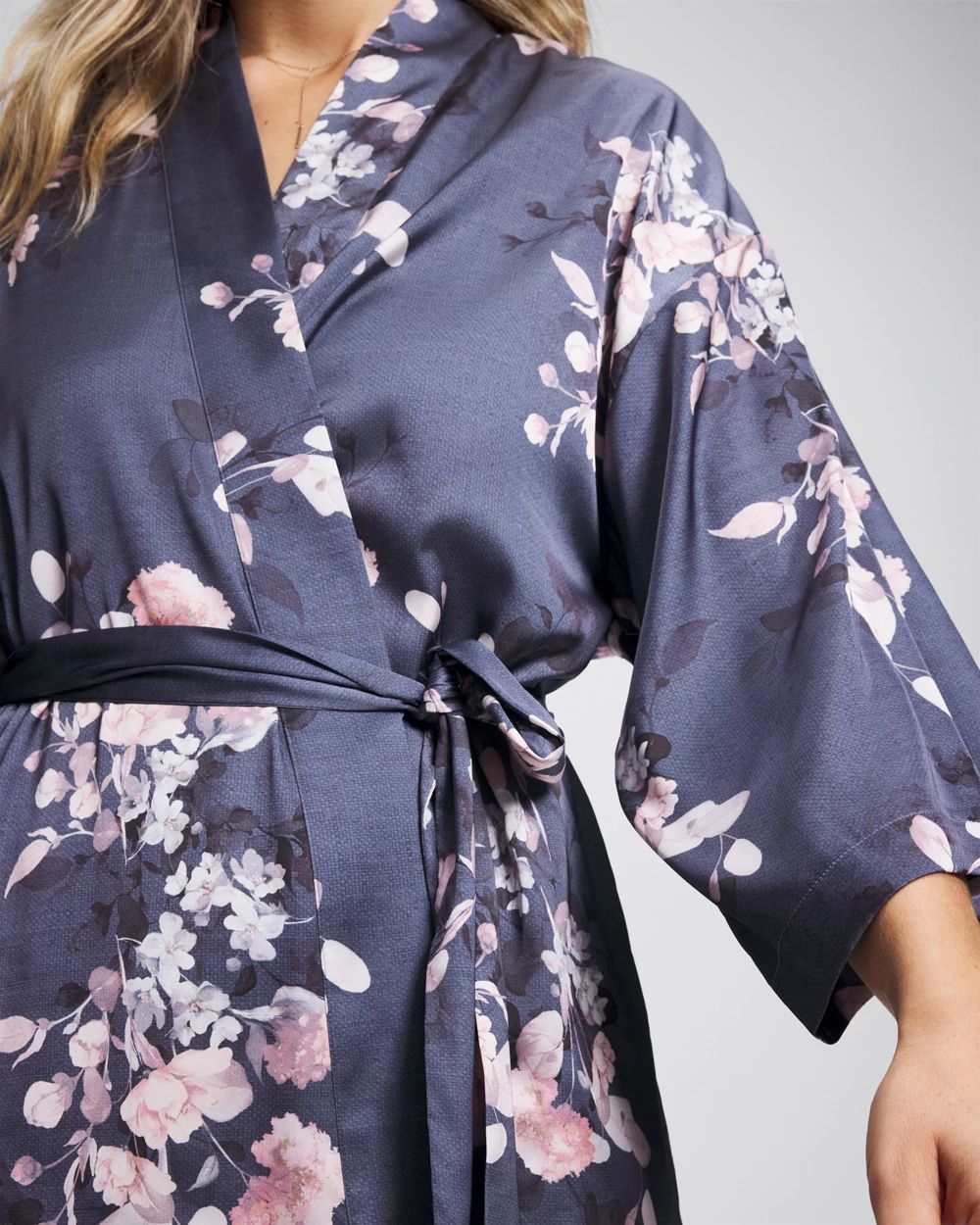 Satin Short Robe