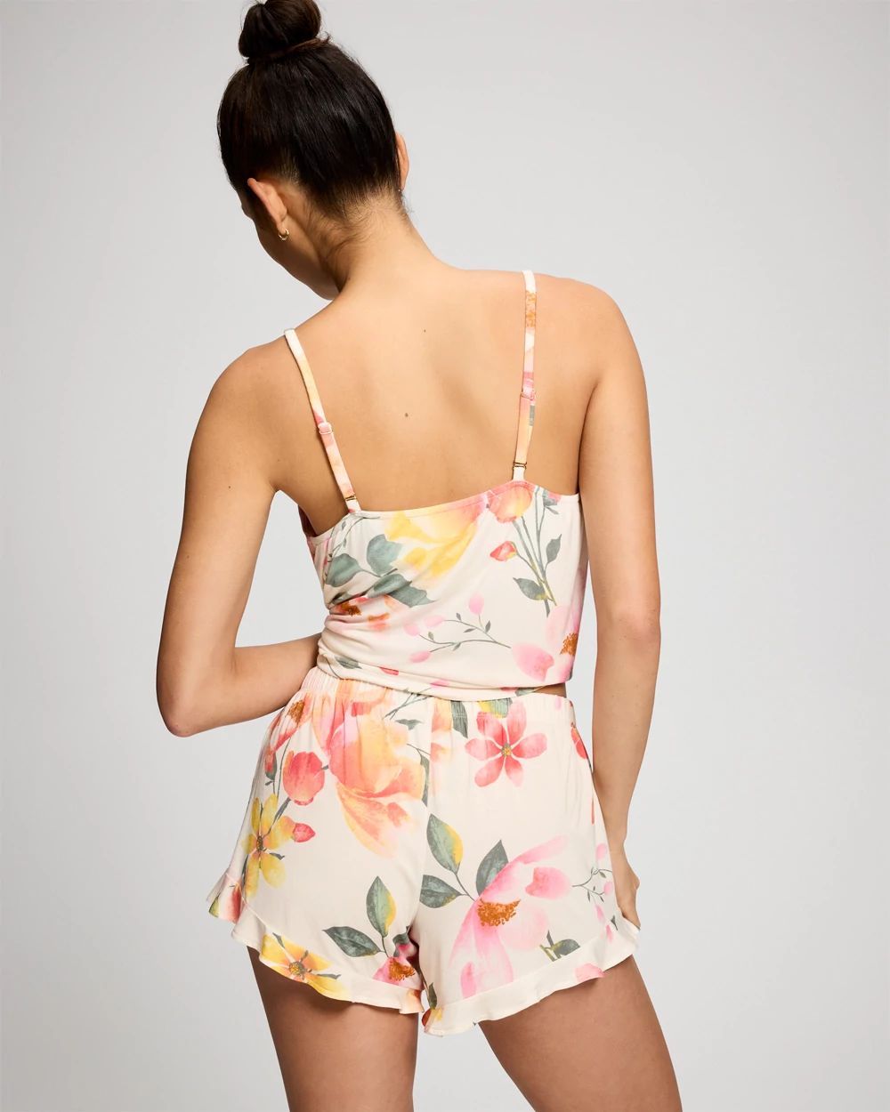 Cool Nights Ruffle Pajama Shorts