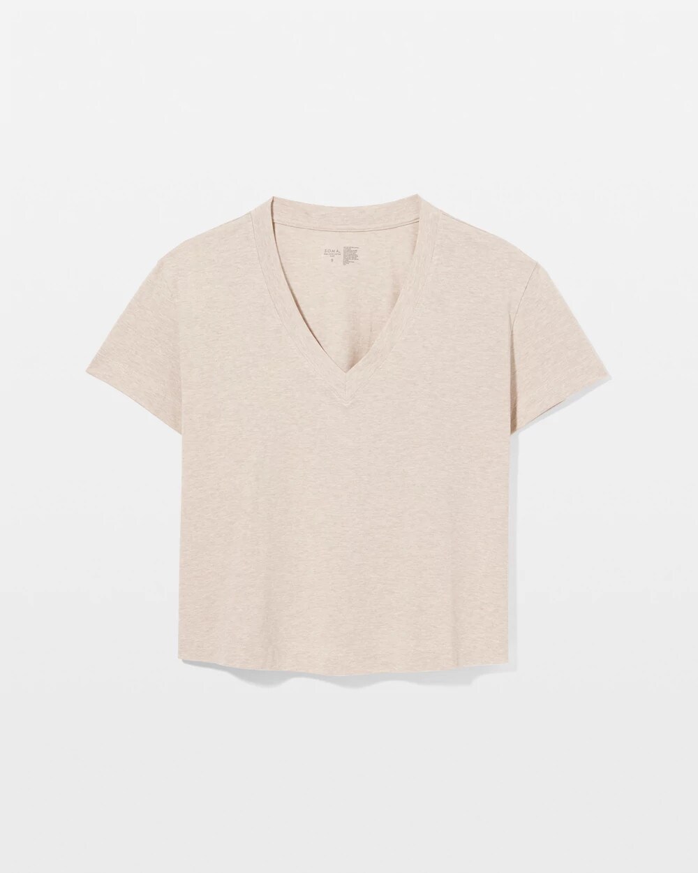 Relaxed V-Neck Short Sleeve Pajama Tee