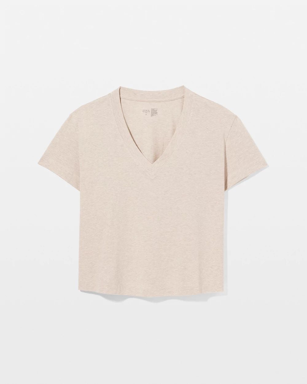 Relaxed V-Neck Short Sleeve Pajama Tee click to view larger image.