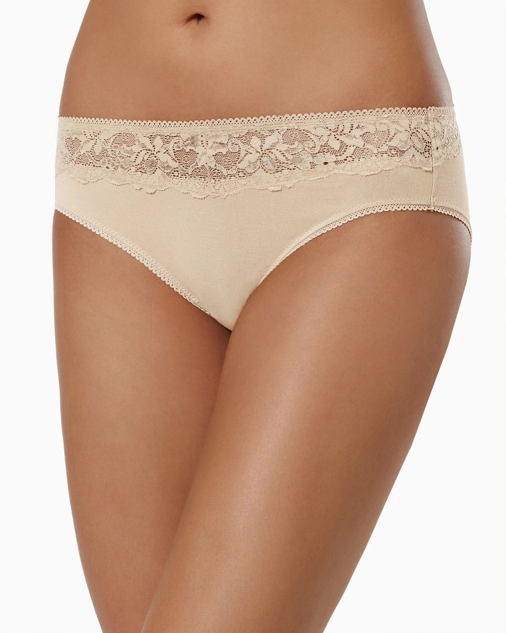Lace High Leg Brief