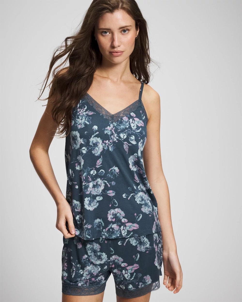 Lace Trim Pajama Cami