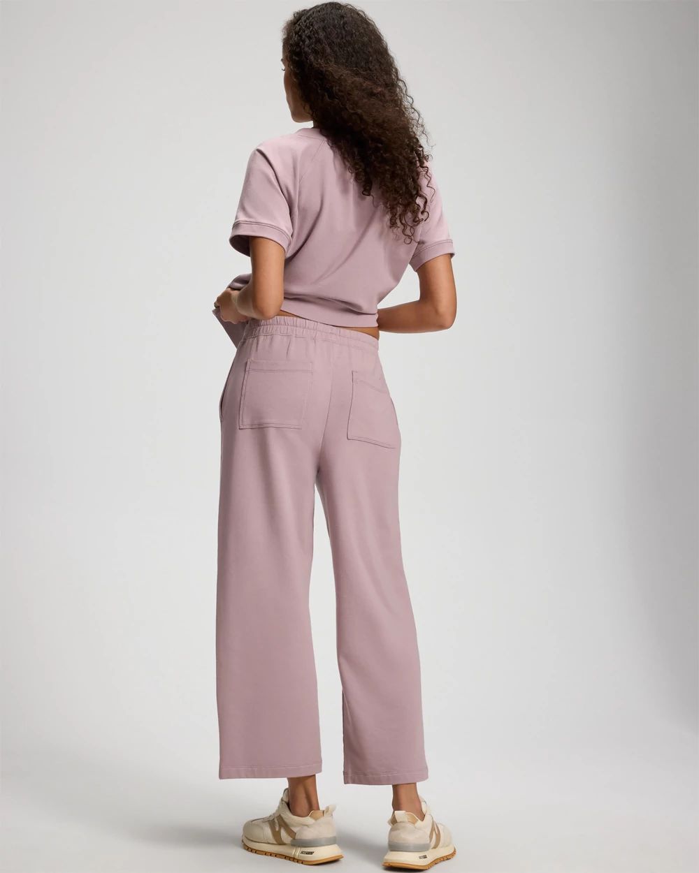 Essential Terry Crop Pants click to view larger image.