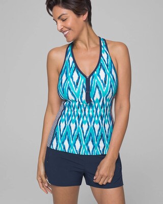 Erinna Rising Tide Racerback Tankini Swim Top
