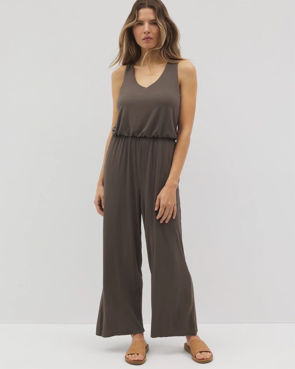 Soft Jersey Soleil Ankle Jumpsuit
