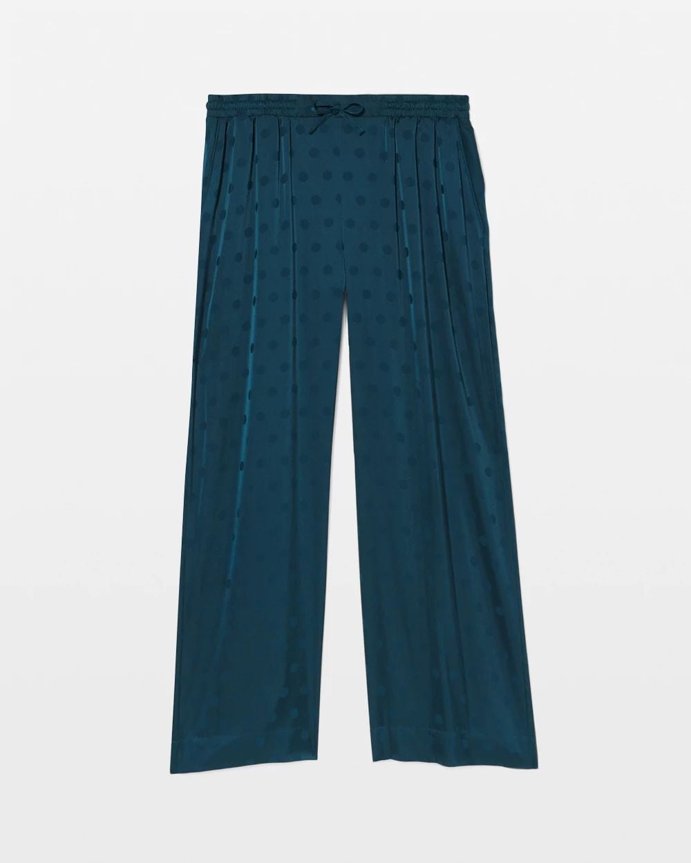 Jacquard Dot Satin Relaxed Pant click to view larger image.