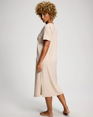 Short-Sleeve Long Sleepshirt click to view larger image.