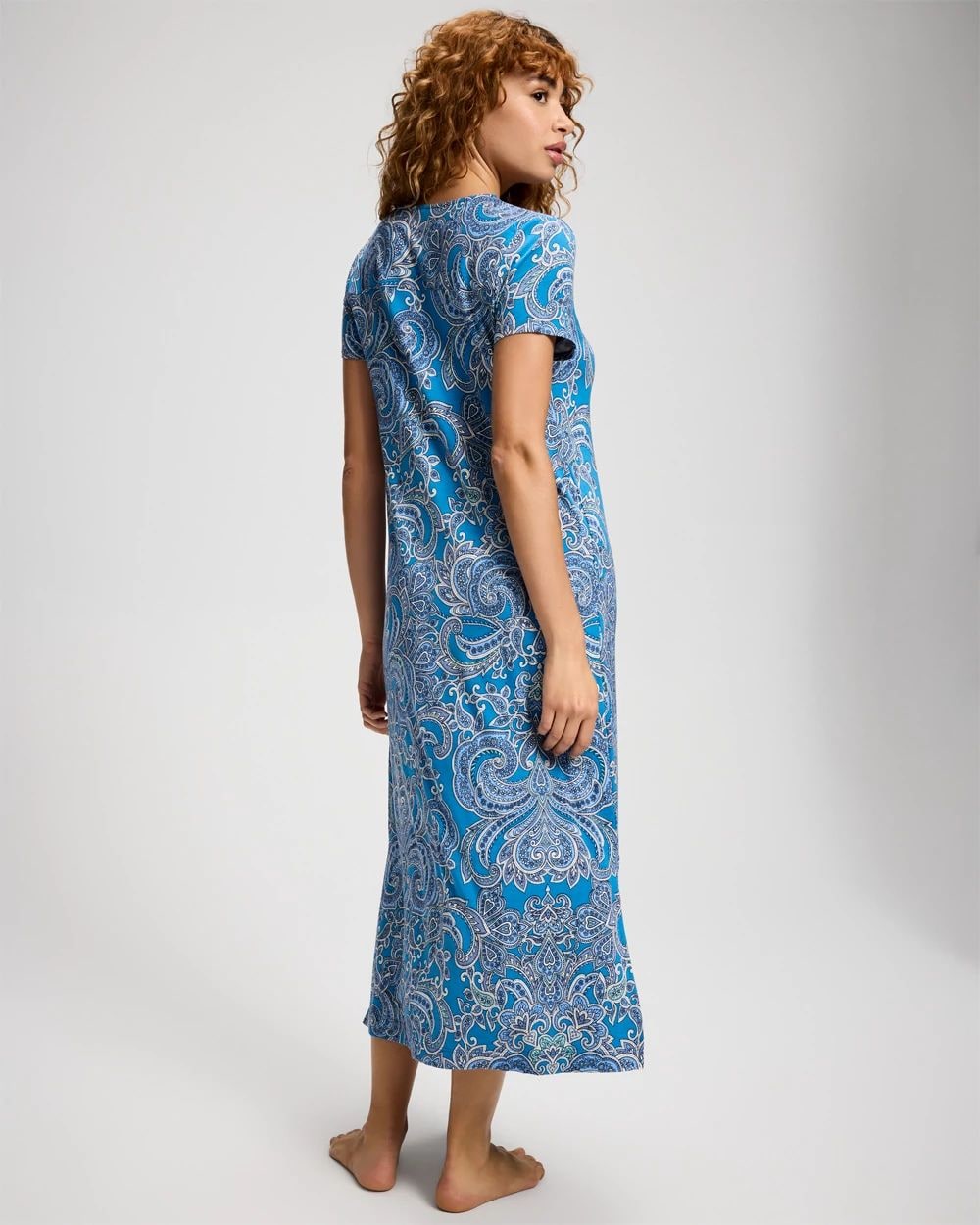 Cool Nights Short Sleeve Long Sleepshirt