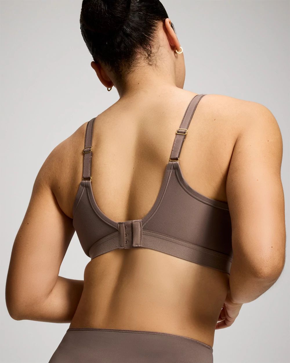 Wireless Unlined Full Coverage Bra click to view larger image.