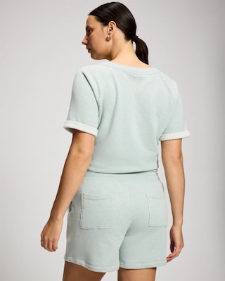 Cotton Terry Relaxed Shorts click to view larger image.