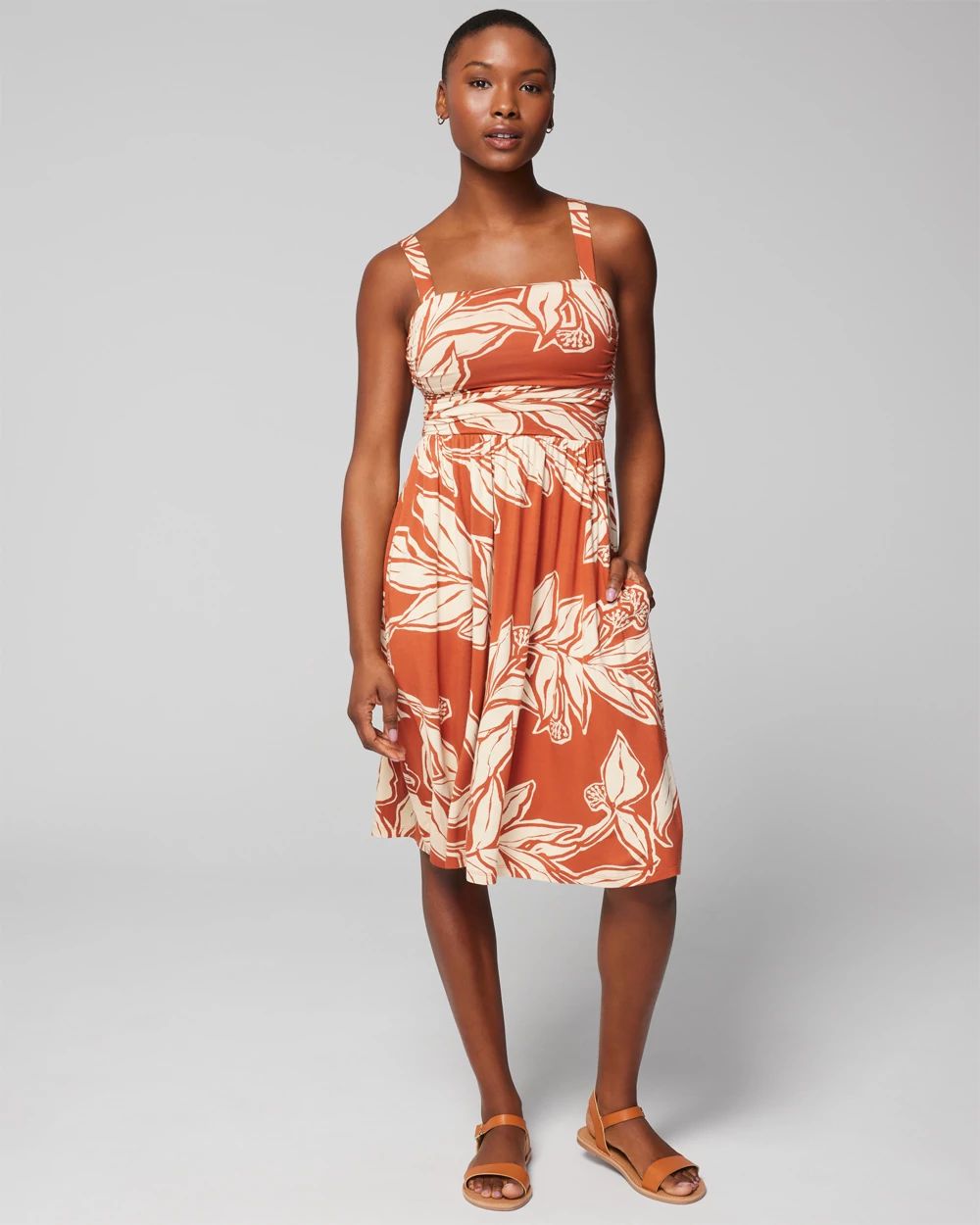 Rouched Short Bra Dress