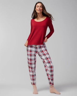 Long-Sleeve Pajama Top