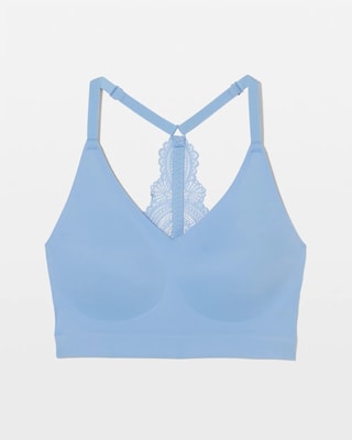 Racerback Bralette with Lace Back click to view larger image.