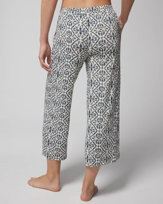 Cropped Pajama Pants