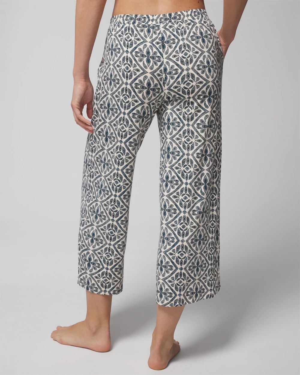 Cropped Pajama Pants