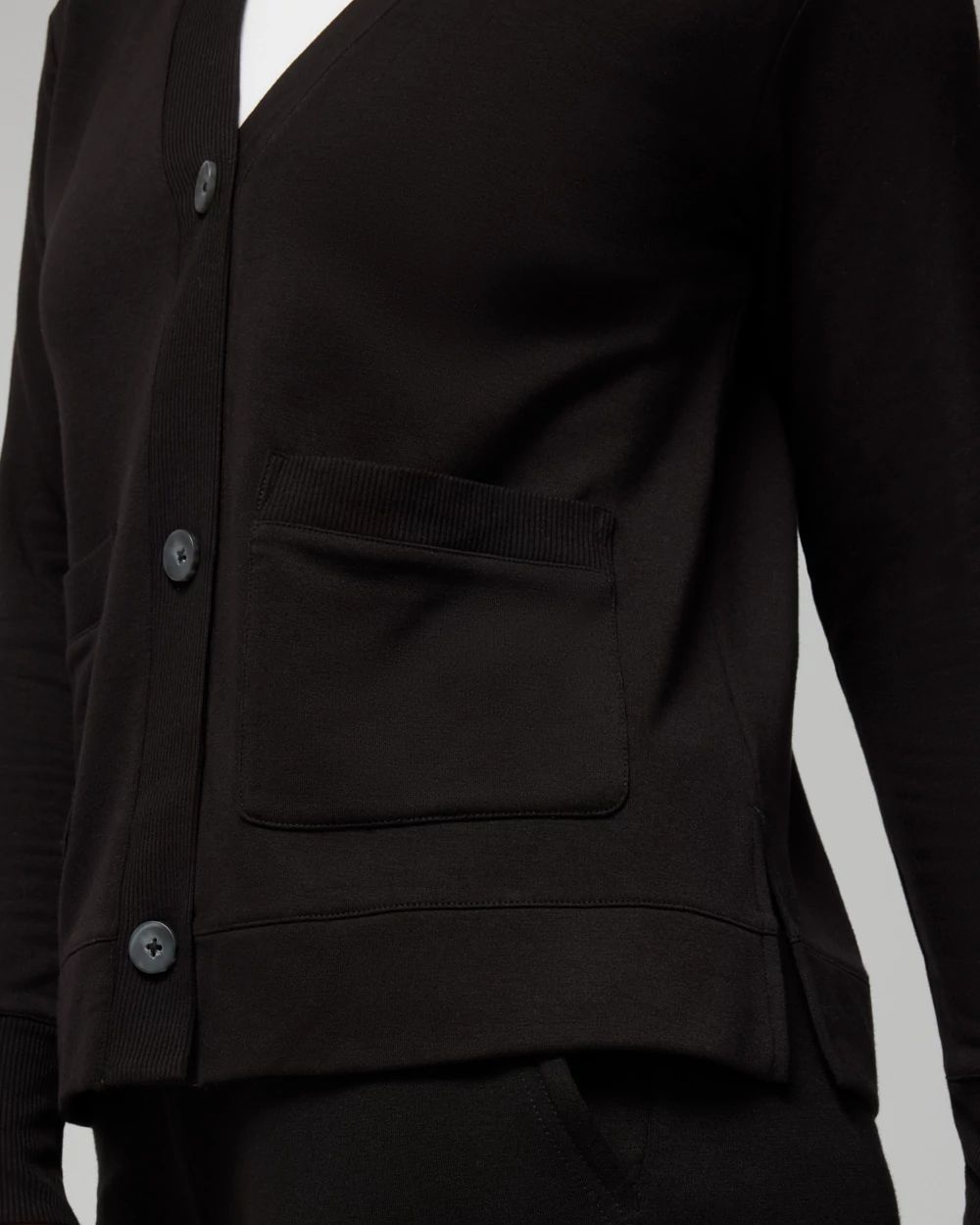 Fleece Relaxed Cardigan