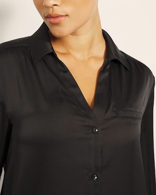 Button Front Sleepshirt click to view larger image.