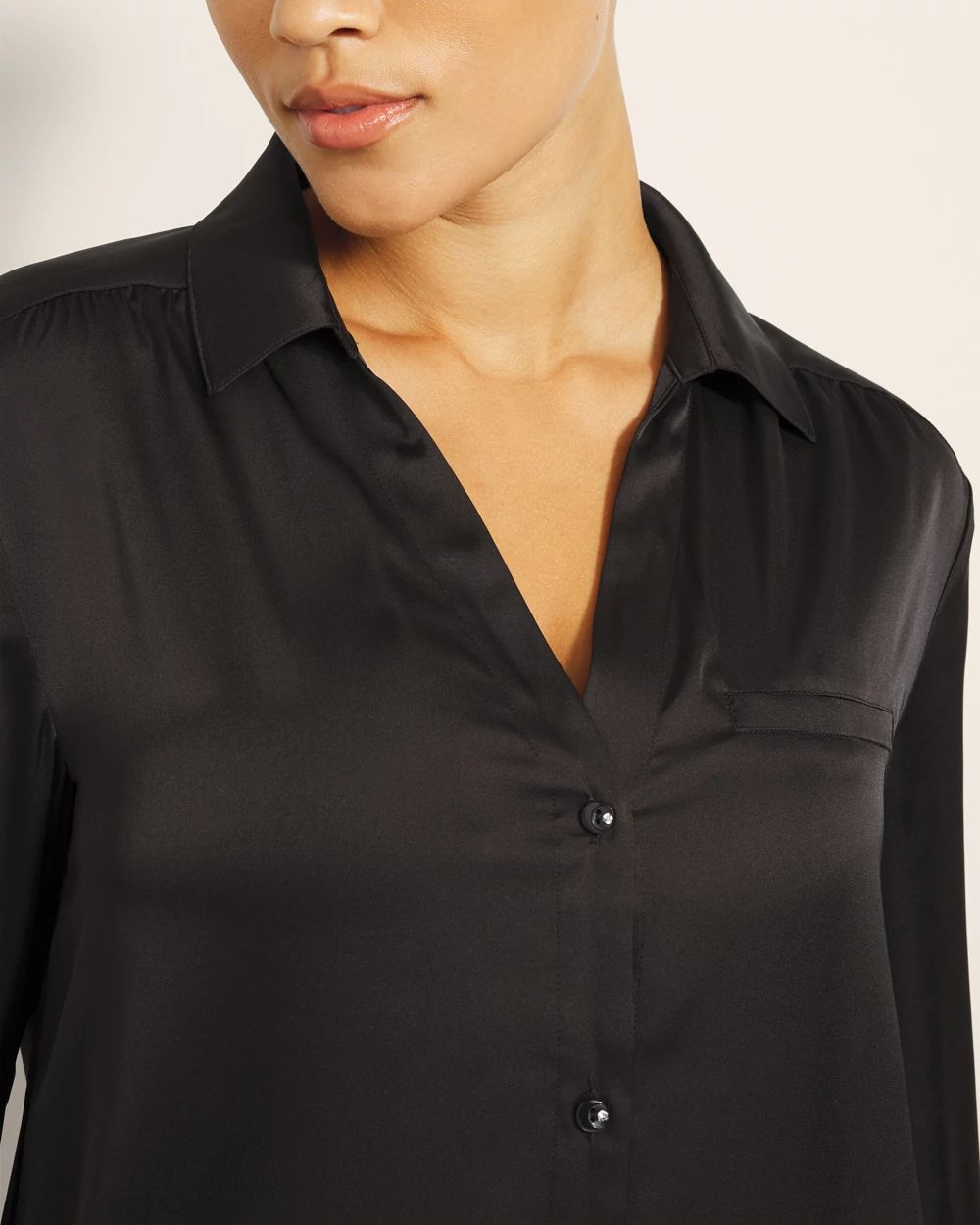Button Front Sleepshirt click to view larger image.