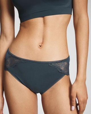 Embraceable High-Leg Panty with Crochet Lace