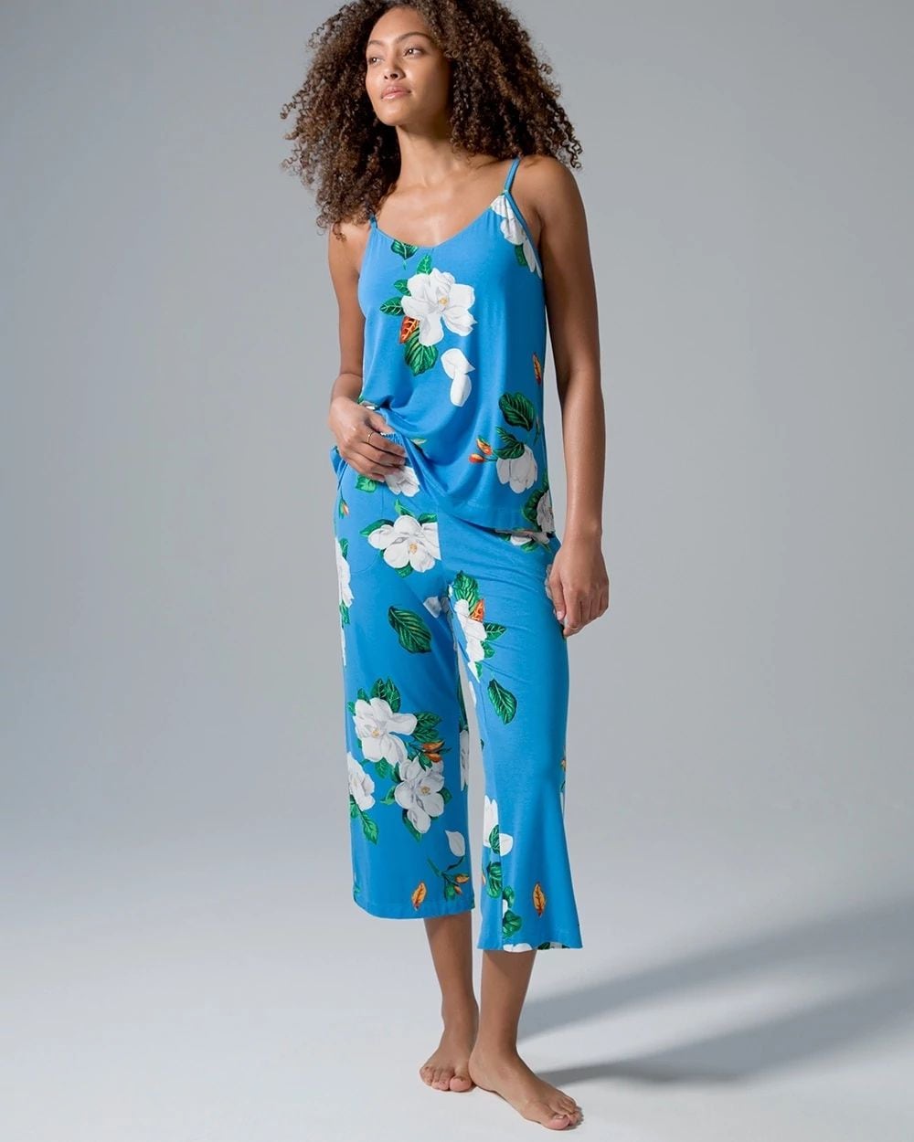 Cool Nights Cropped Pajama Pants