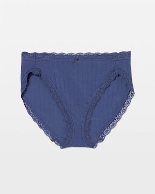 Cotton Rib High-Leg Panty click to view larger image.
