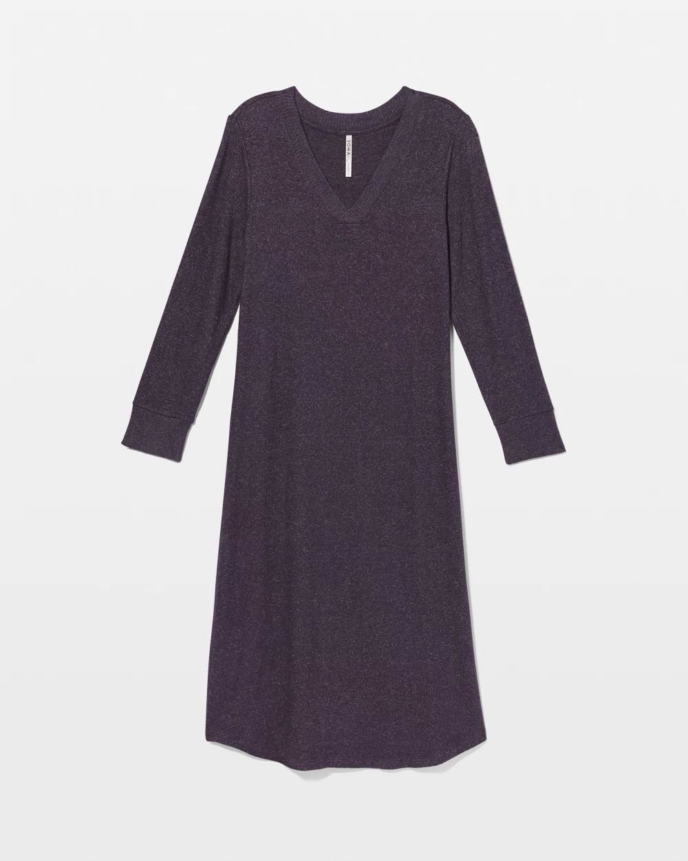 CozyLuxe Long Sleeve Midi Sleepshirt