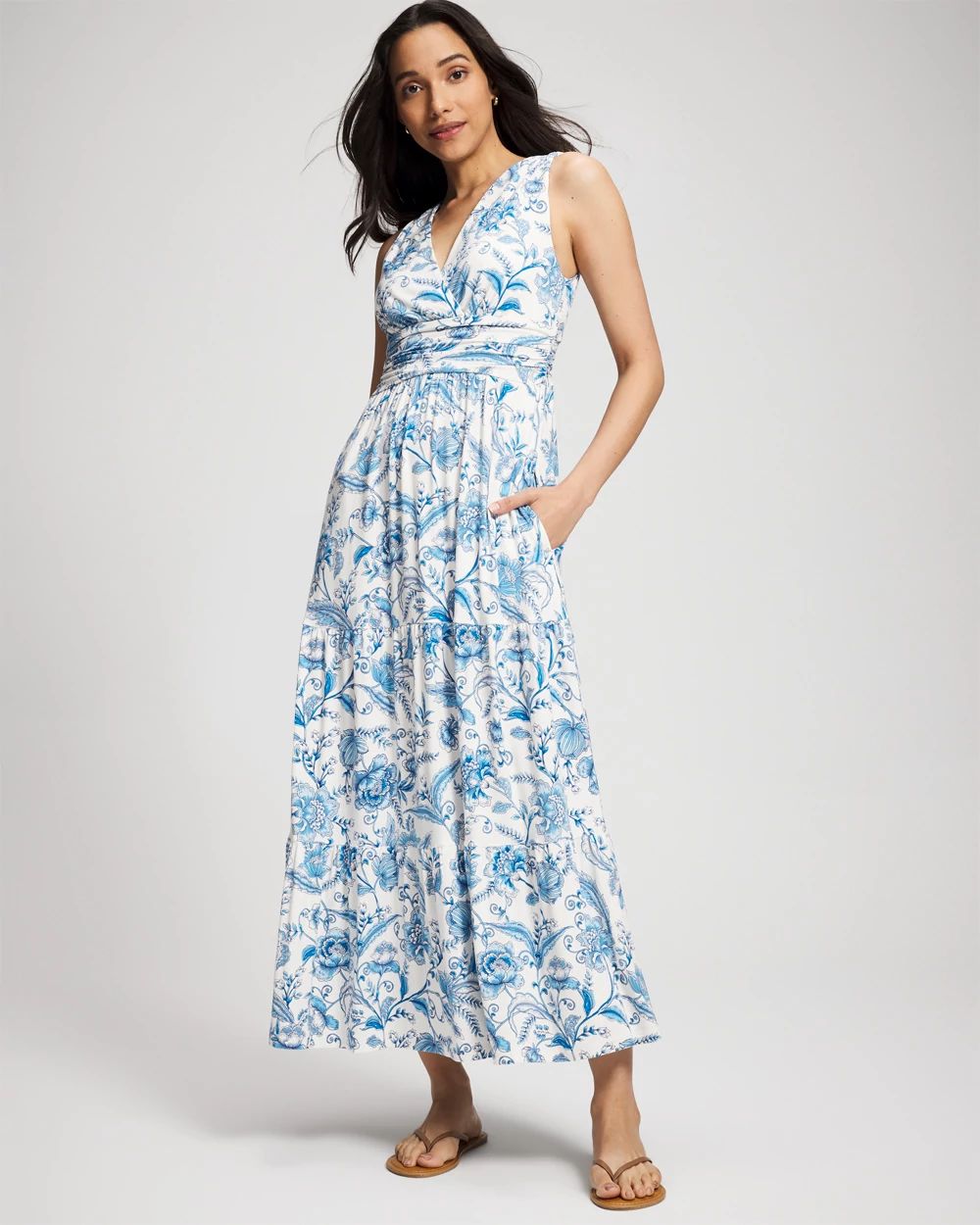 Goddess Tiered Maxi Dress