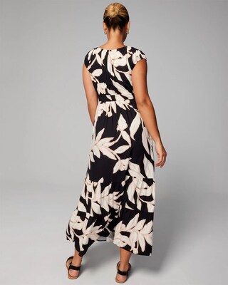 Shirred Maxi Bra Dress