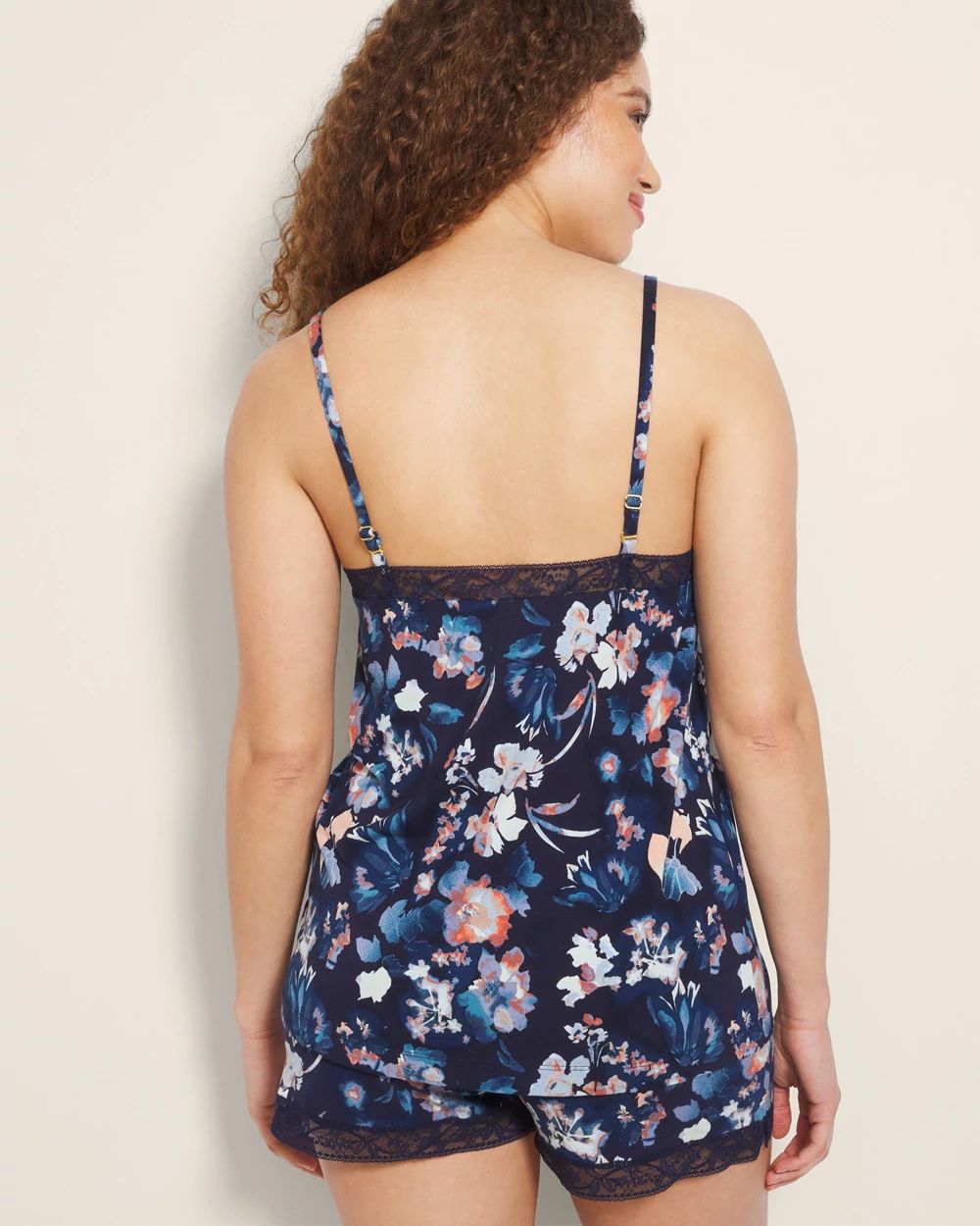 Cool Nights Lace Trim Pajama Cami