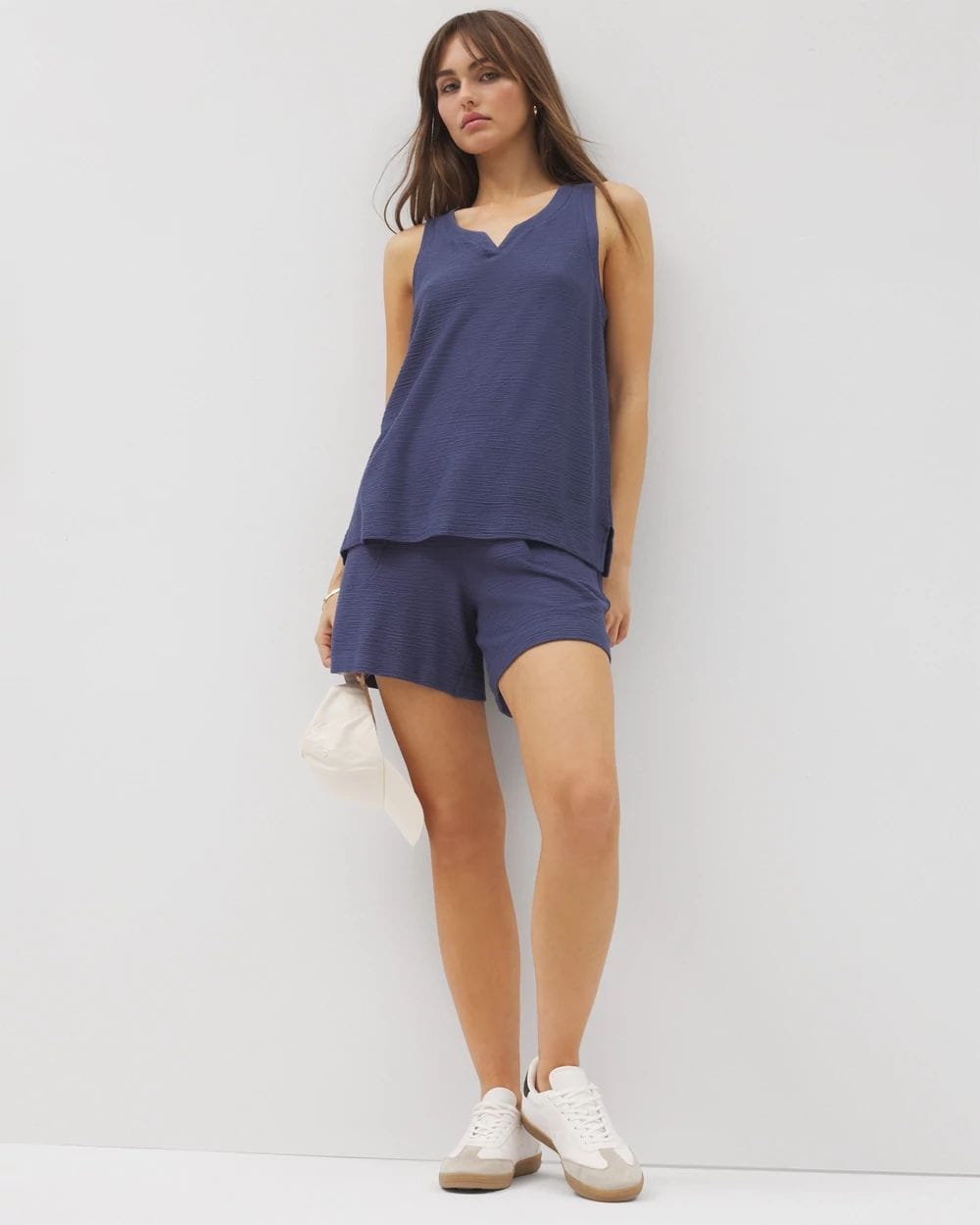 Crinkle Knit 5 Inch Short