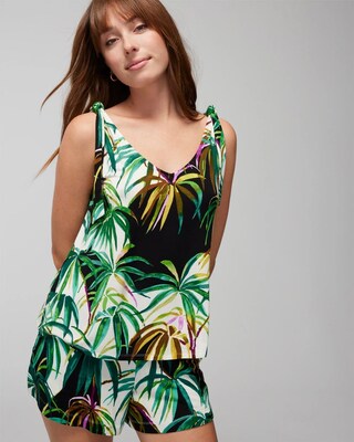 Tie-Shoulder Pajama Tank
