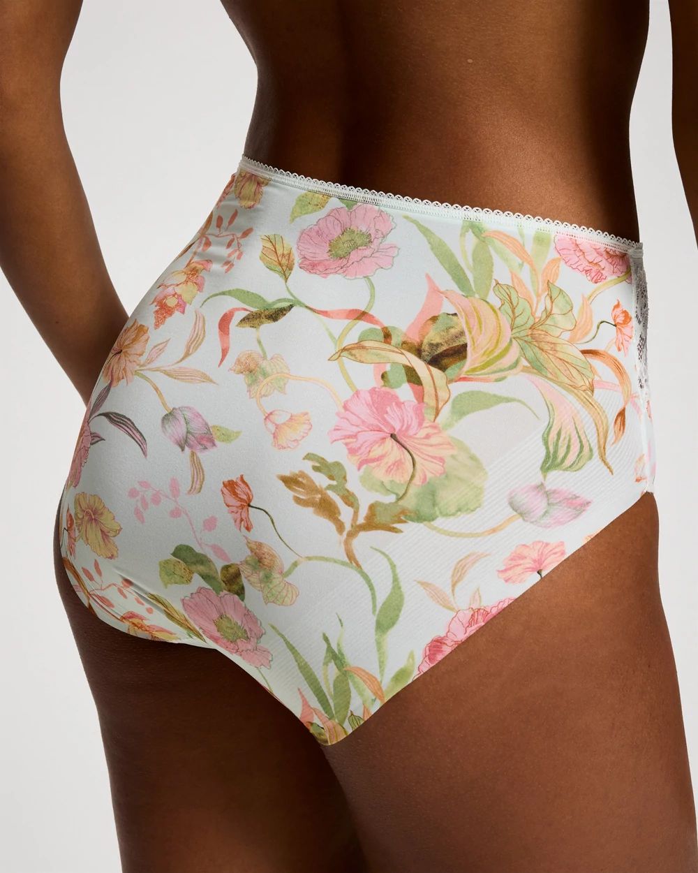 Modern Brief Panty with Lace click to view larger image.