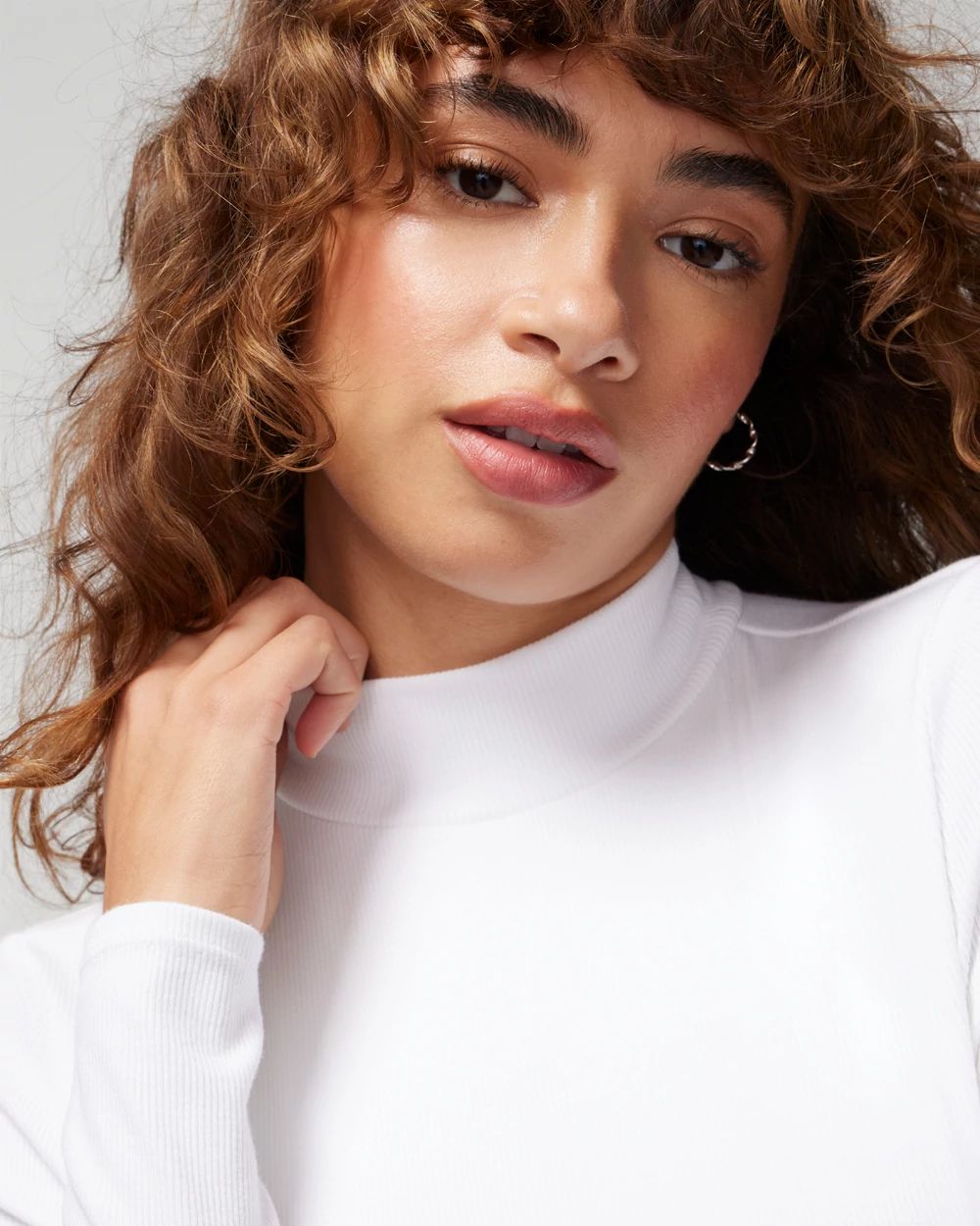 Mock-Neck Bra Bodysuit click to view larger image.