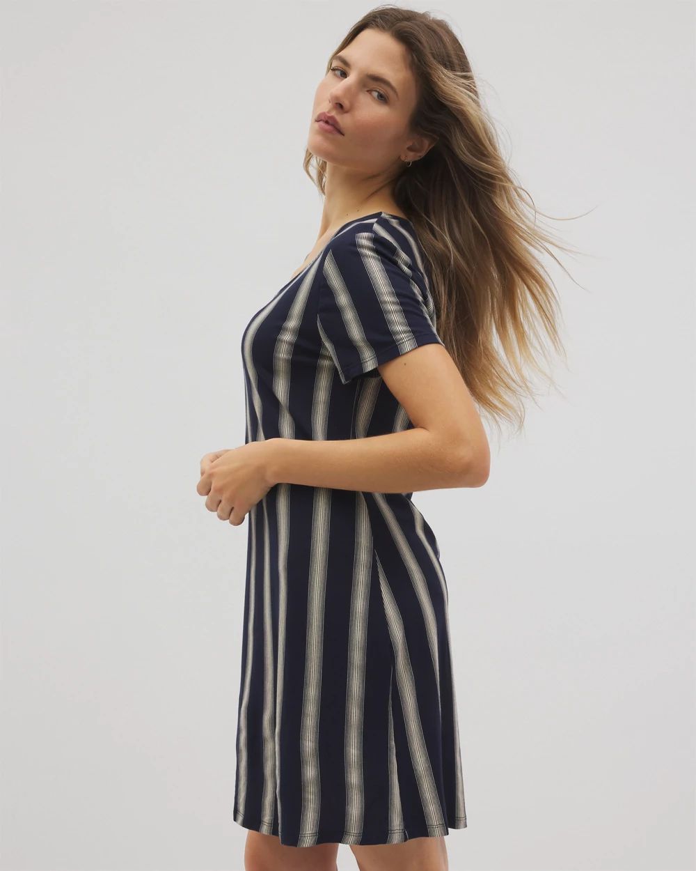 Cool Nights Short Sleeve Scoop Neck Sleepshirt