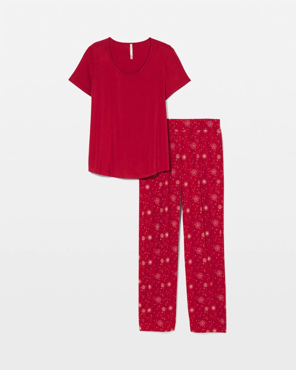 Packaged Short-Sleeve Pant Pajama Set click to view larger image.