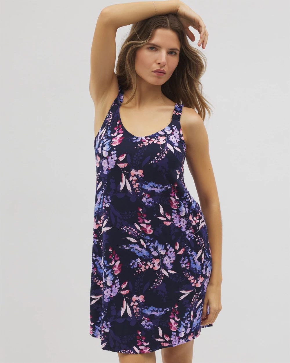 Cool Nights Ruffle Strap Chemise