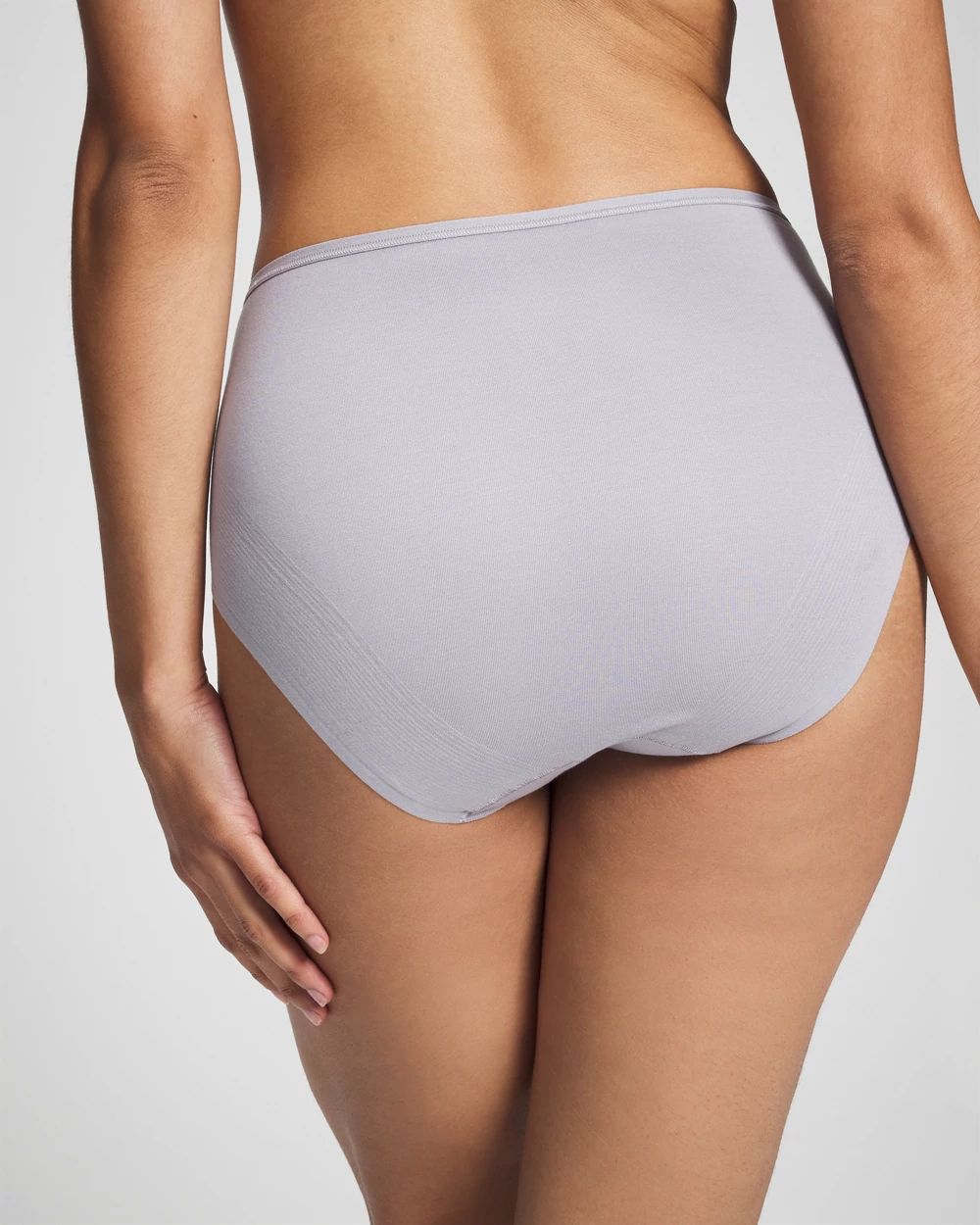 Cotton High Waist Brief click to view larger image.