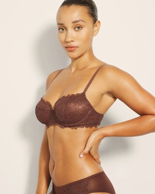 Soma Balconette Unlined Bra with Lace click to view larger image.