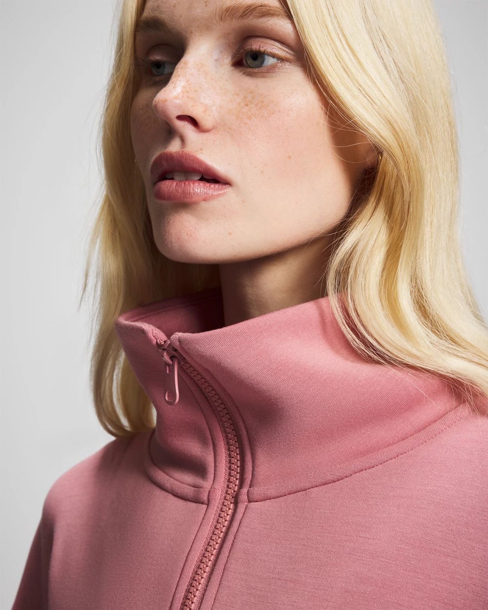 Luxe Modal Quarter Zip Sweatshirt