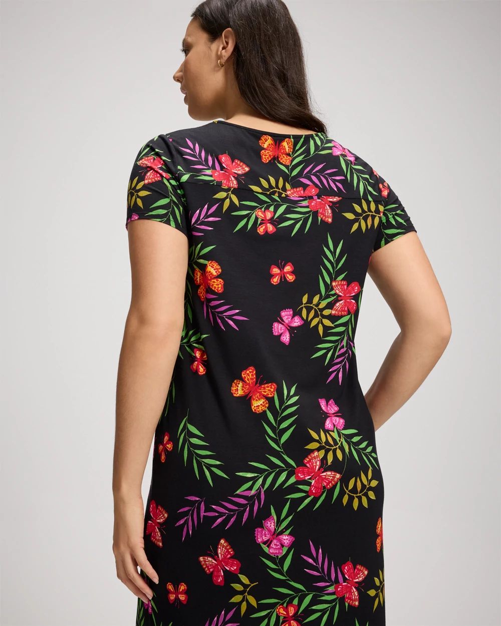 Cool Nights Short Sleeve Long Sleepshirt