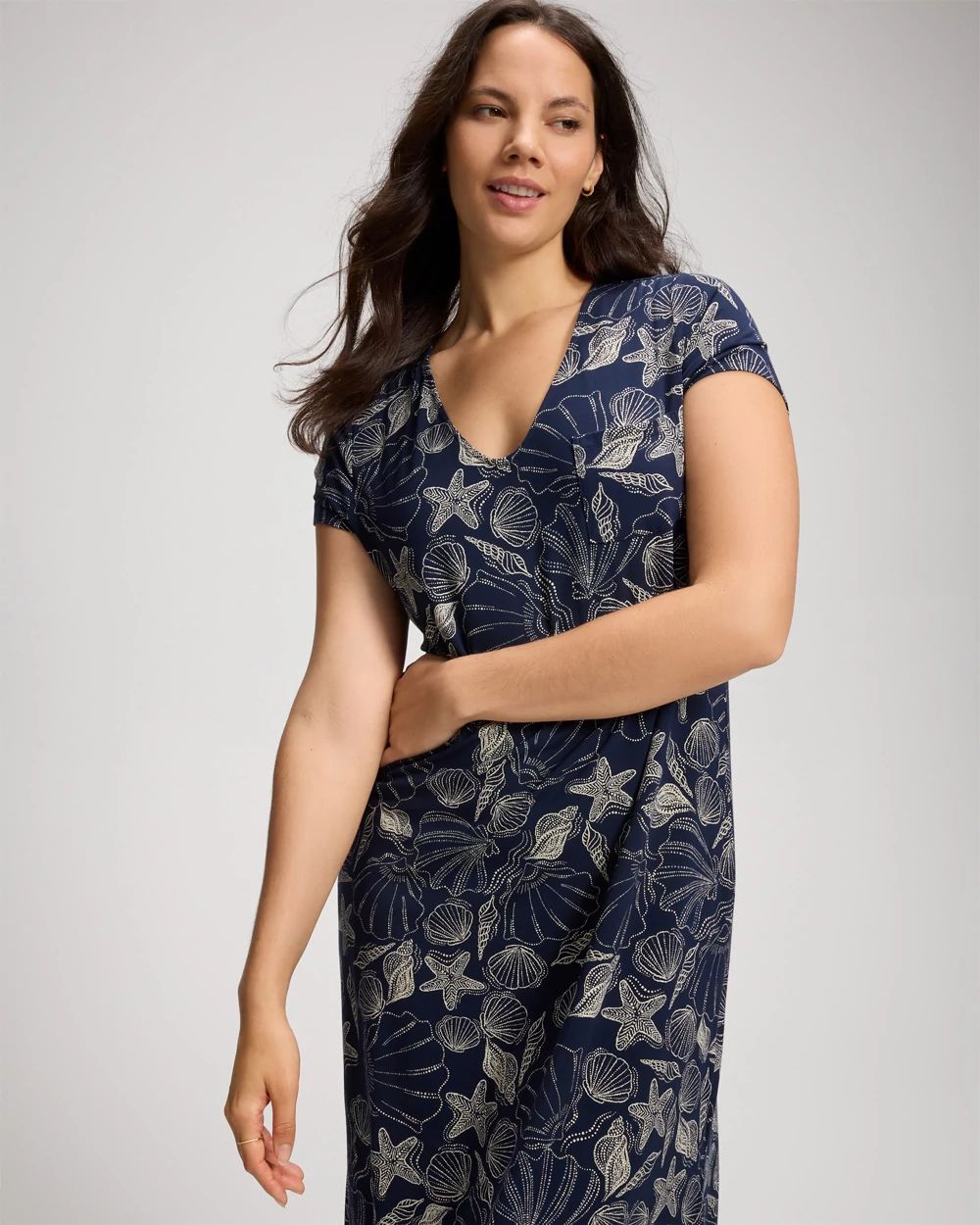 Cool Nights Short Sleeve Long Sleepshirt