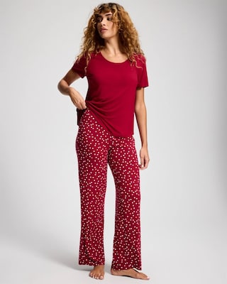Packaged Short-Sleeve Pant Pajama Set