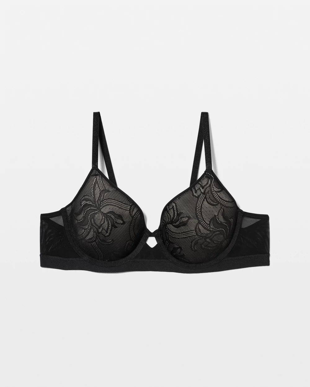 Lightly Lined Smooth Lace Perfect Coverage Bra click to view larger image.