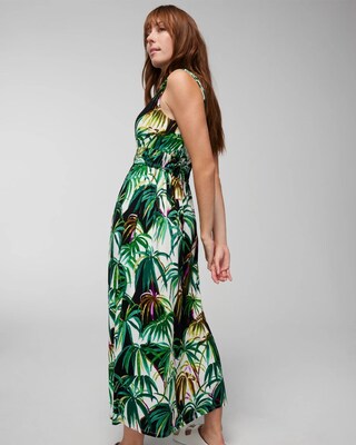 Shirred-Waist Bra Dress