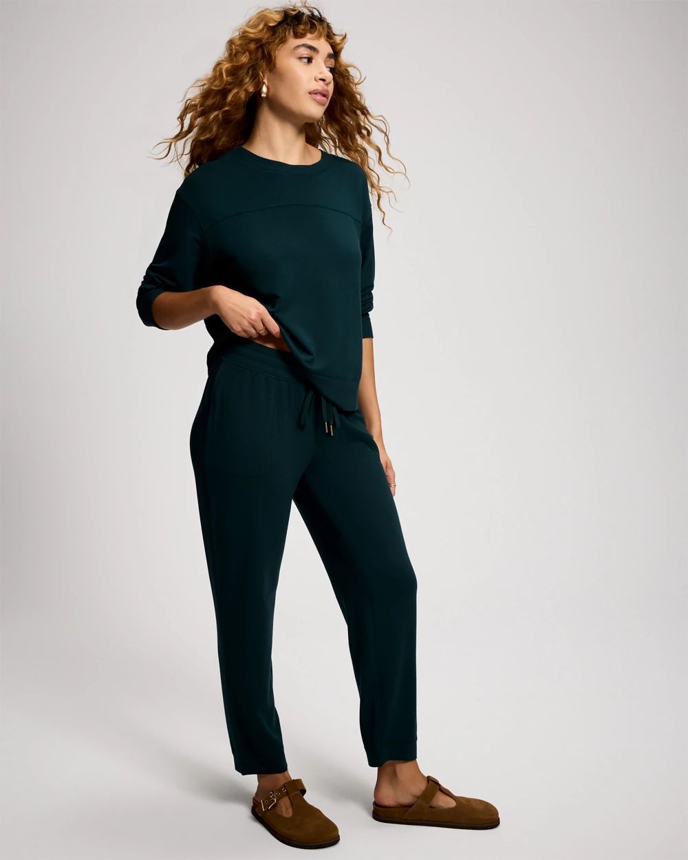 Ultra Soft Fleece Tapered Sweatpants