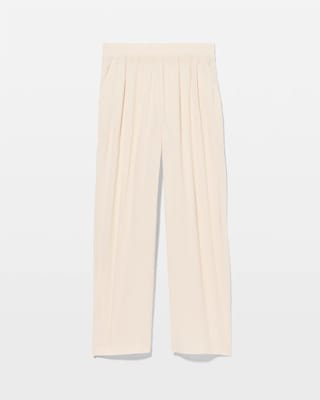 Textured Stripe Relaxed Barrel Pants click to view larger image.